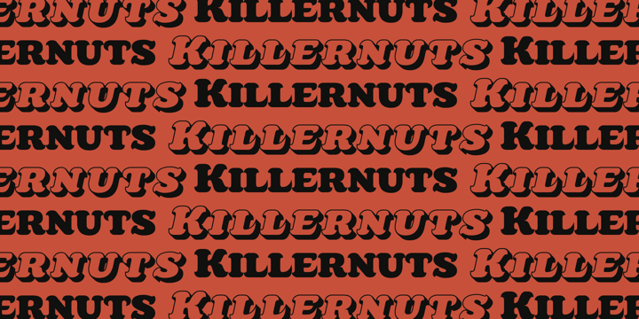 Killernuts Font Poster 1