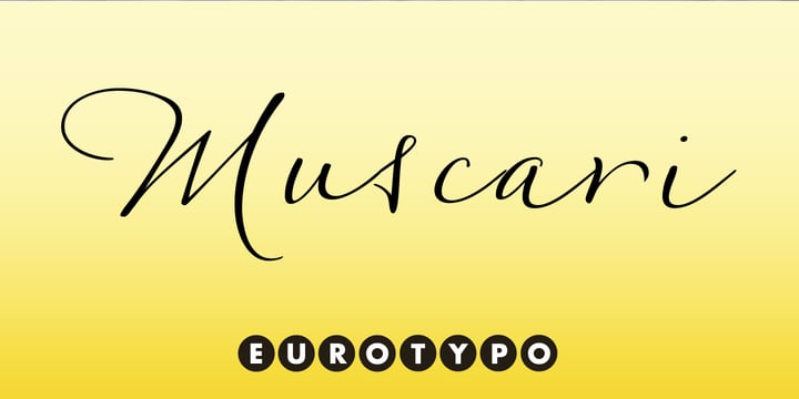 Muscari Font Poster 1