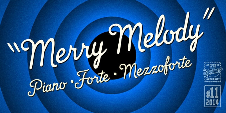 Merry Melody Font Poster 1