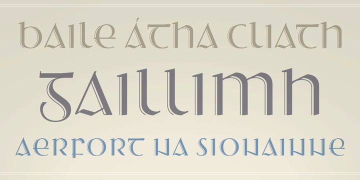 Ardagh Font Poster 3