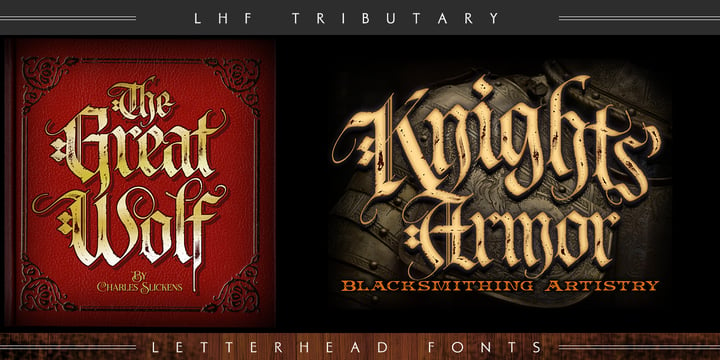 LHF Tributary Font Poster 2