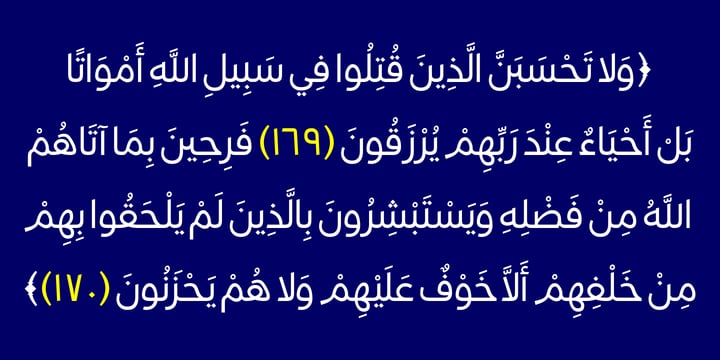 HS Alnada Font Poster 8