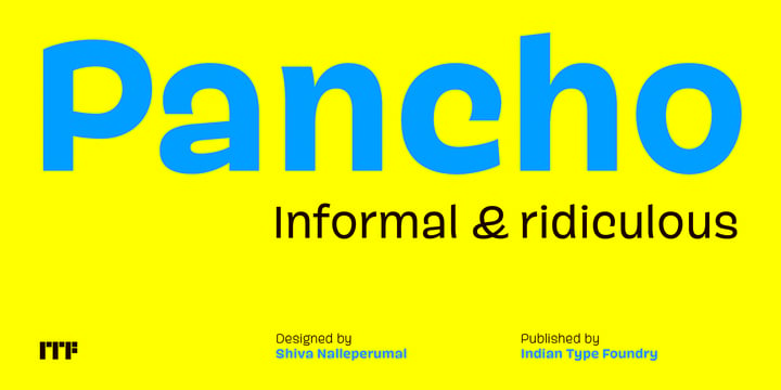 Pancho Font Poster 1