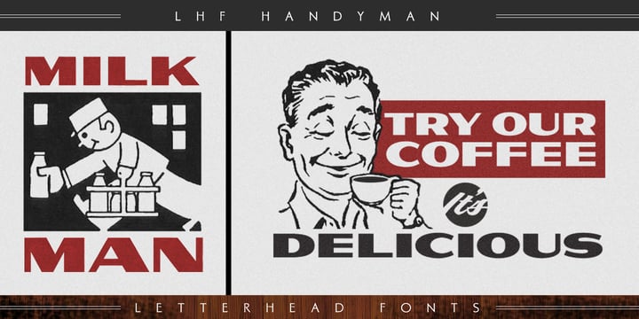 LHF Handyman Font Poster 1