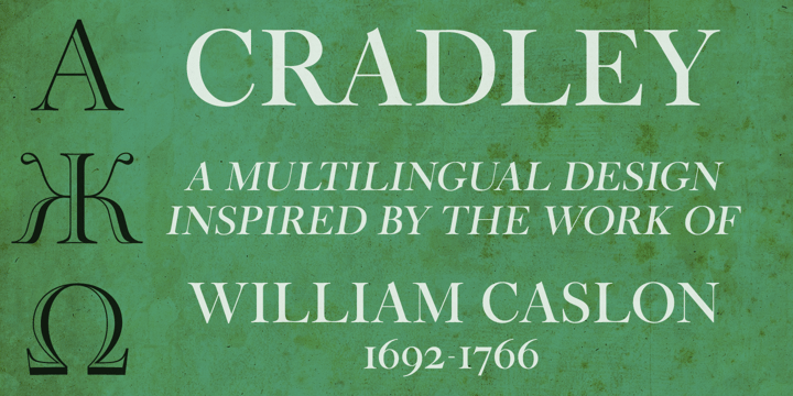 Cradley Font Poster 1
