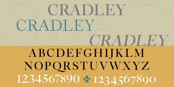 Cradley Font Poster 6