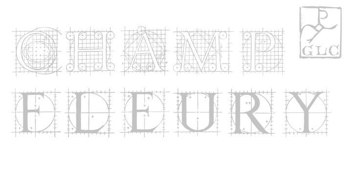 1529 Champ Fleury Initials