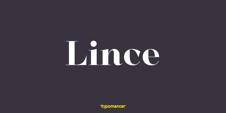 Lince Font Poster 1
