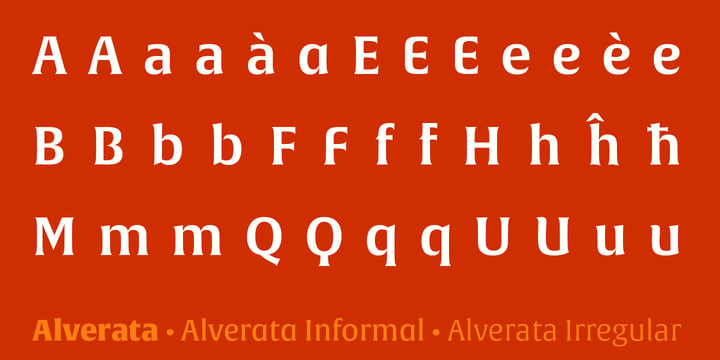 Alverata Font Poster 6