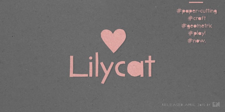 Lilycat Font Poster 6