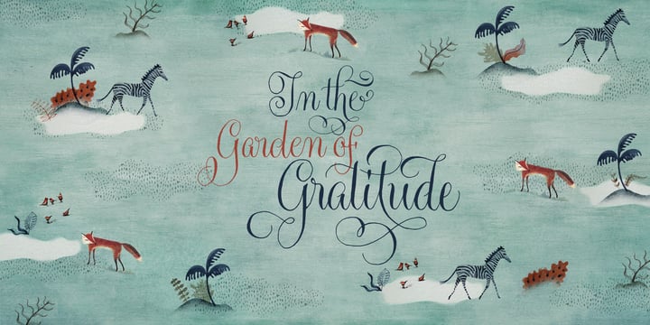 Gratitude Script Font Poster 3