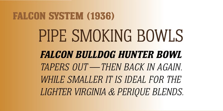 Bulldog Hunter Std Font Poster 4