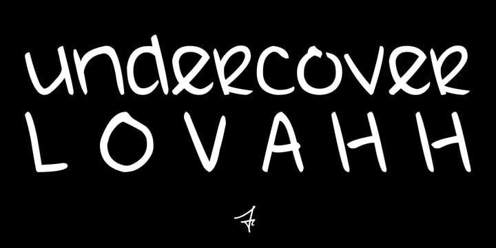 undercoverLOVAHH Font Poster 1