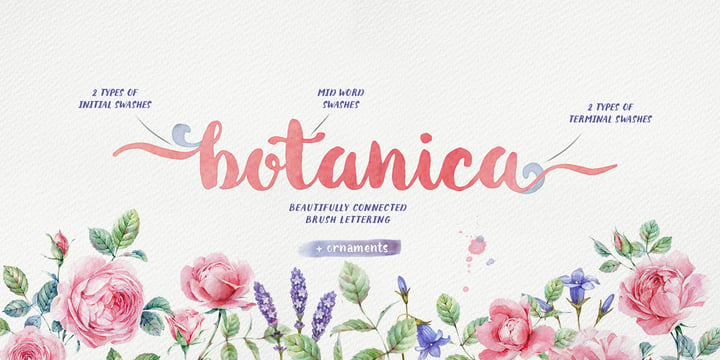 Botanica Font Poster 2