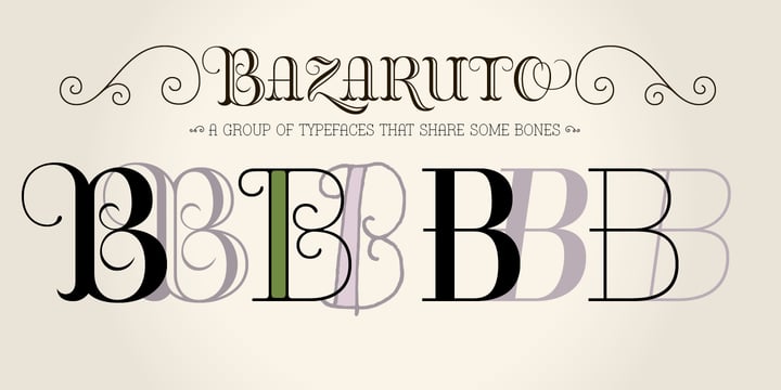 Bazaruto Font Poster 2