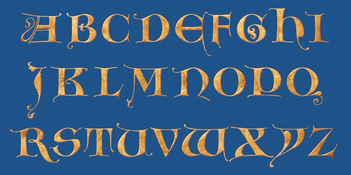 Goudy Lombardy Font Poster 2