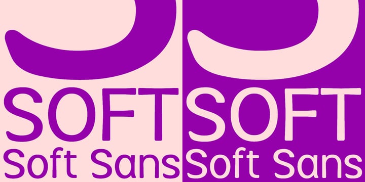 Soft Sans Font Poster 2