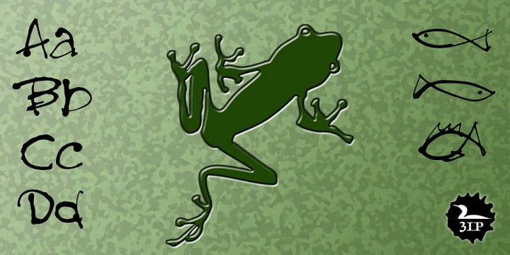 Treefrog Font Poster 1