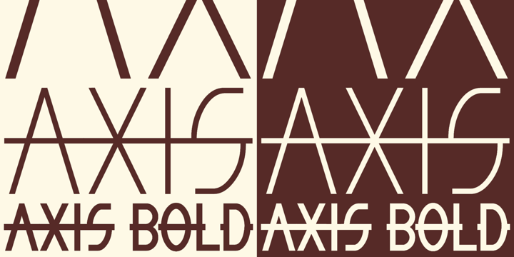 Axis Font Poster 2