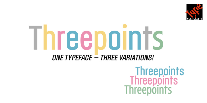Threepoints West Font Poster 2