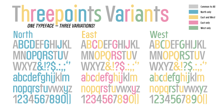Threepoints West Font Poster 6
