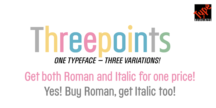 Threepoints West Font Poster 5