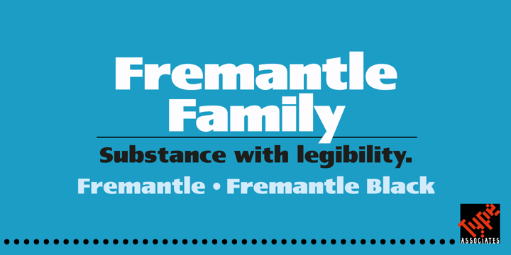 Fremantle Font Poster 2