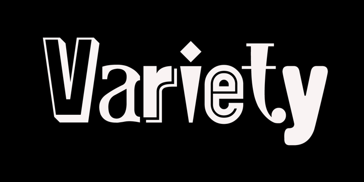 Variety Font Poster 1
