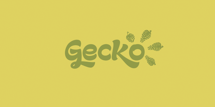 Gecko Font Poster 1