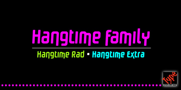 Hangtime Font Poster 2
