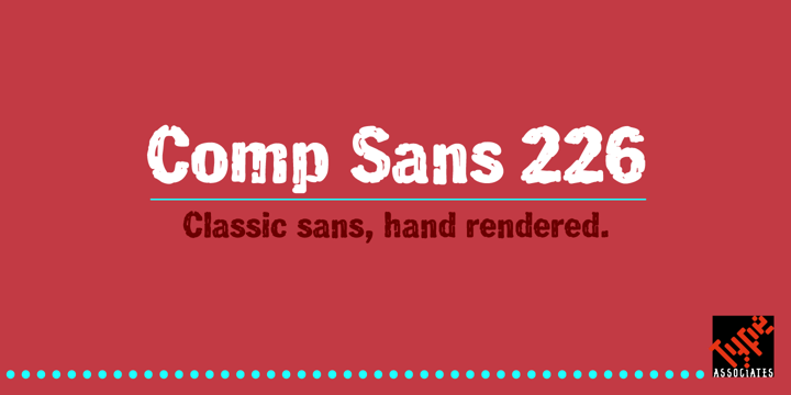 Comp Sans 226 Font Poster 1