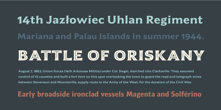 Emeritus Font Poster 6