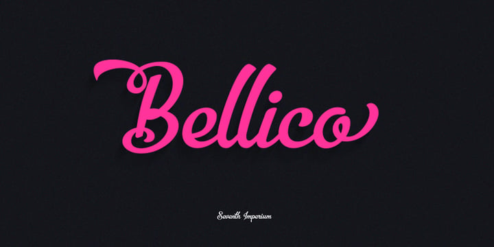 Bellico Font Poster 1