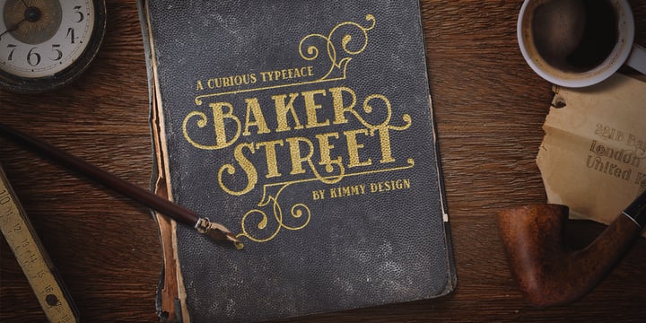 Baker Street Font Poster 1