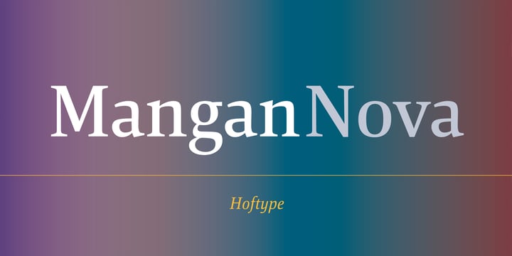 Mangan Nova Font Poster 1
