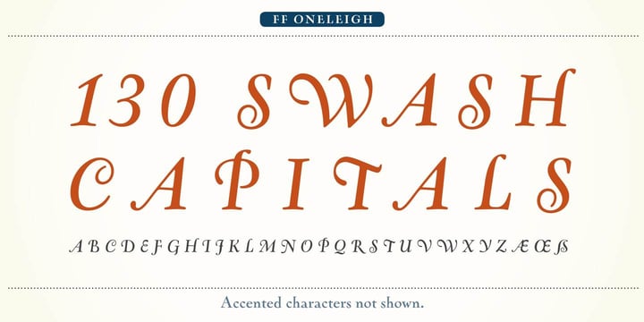 FF Oneleigh Font Poster 7