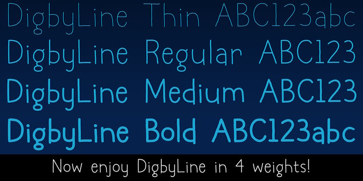 Digby Font Poster 4