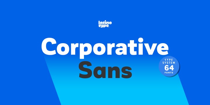 Corporative Sans Font Poster 1