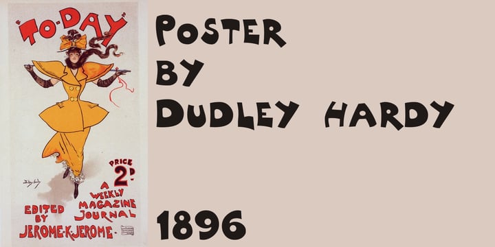 Gaiety Girl Font Poster 5