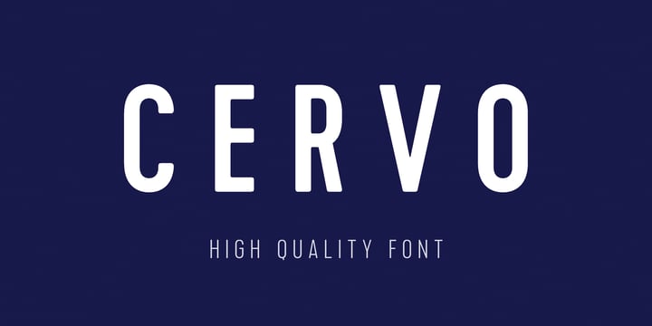 Cervo Font Poster 5