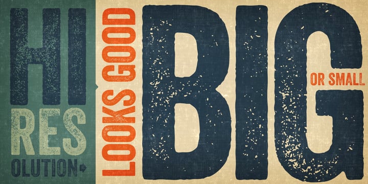 Veneer Font Poster 4