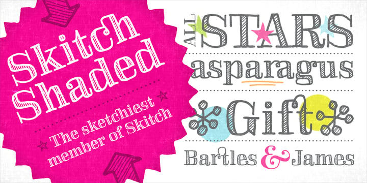 Skitch Font Poster 9