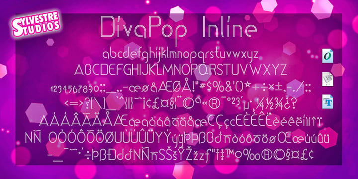 Diva Pop Font Poster 4