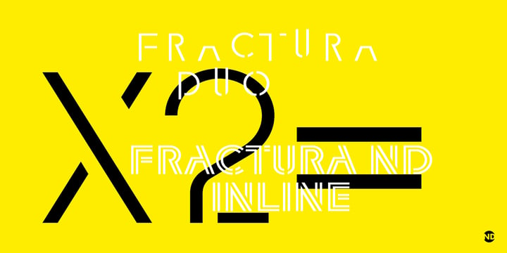 Fractura ND Font Poster 5