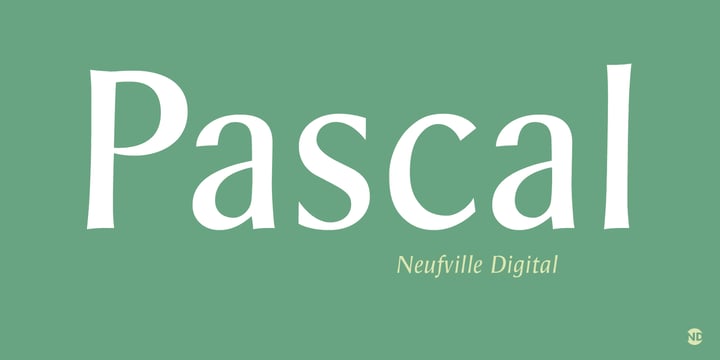 Pascal ND Font Poster 1