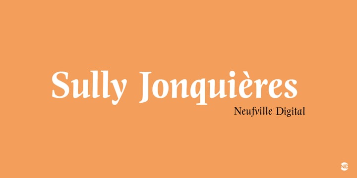 Sully Jonquieres ND Font Poster 1