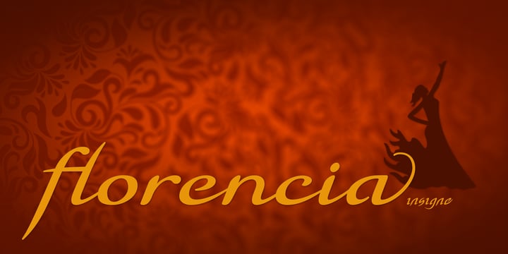Florencia Font Poster 1