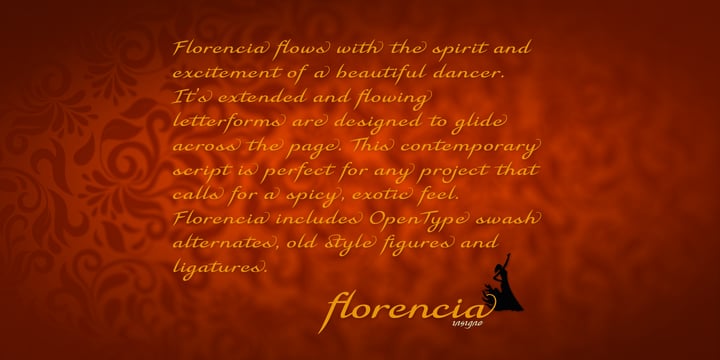 Florencia Font Poster 3