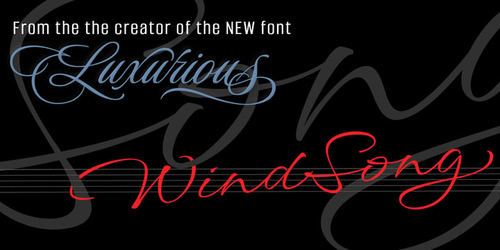 WindSong Font Poster 13