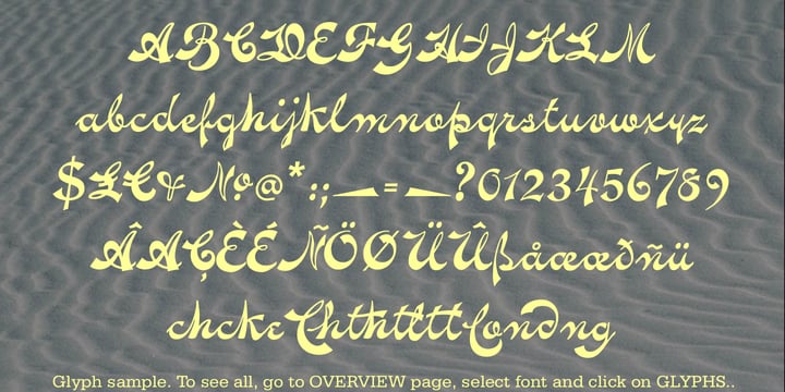 Novelty Script Font Poster 3
